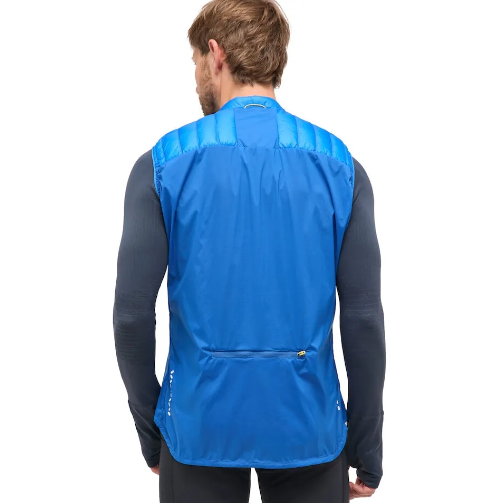 Haglöfs L.I.M Intense Trail Donzen Bodywarmer Heren - electric blue 5Q1