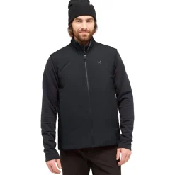 Jacks|Jassen & Vesten < Haglöfs Mimic Alert Vest Heren - true black 2C5