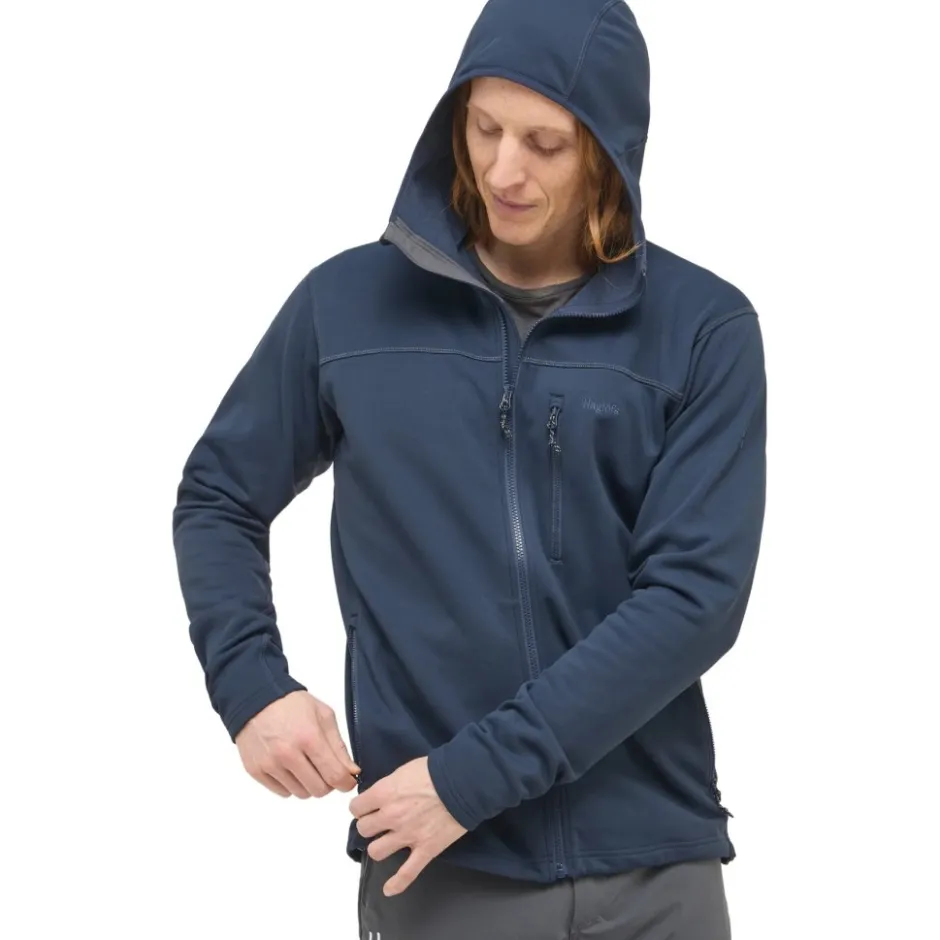 Jacks < Haglöfs Rosson id Hood Jas Heren - tarn bue 3N5