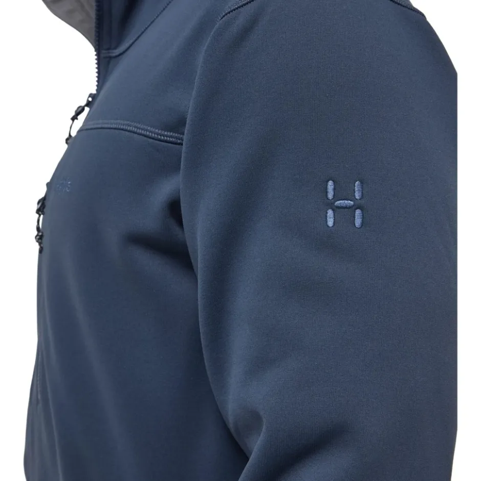 Jacks < Haglöfs Rosson id Hood Jas Heren - tarn bue 3N5