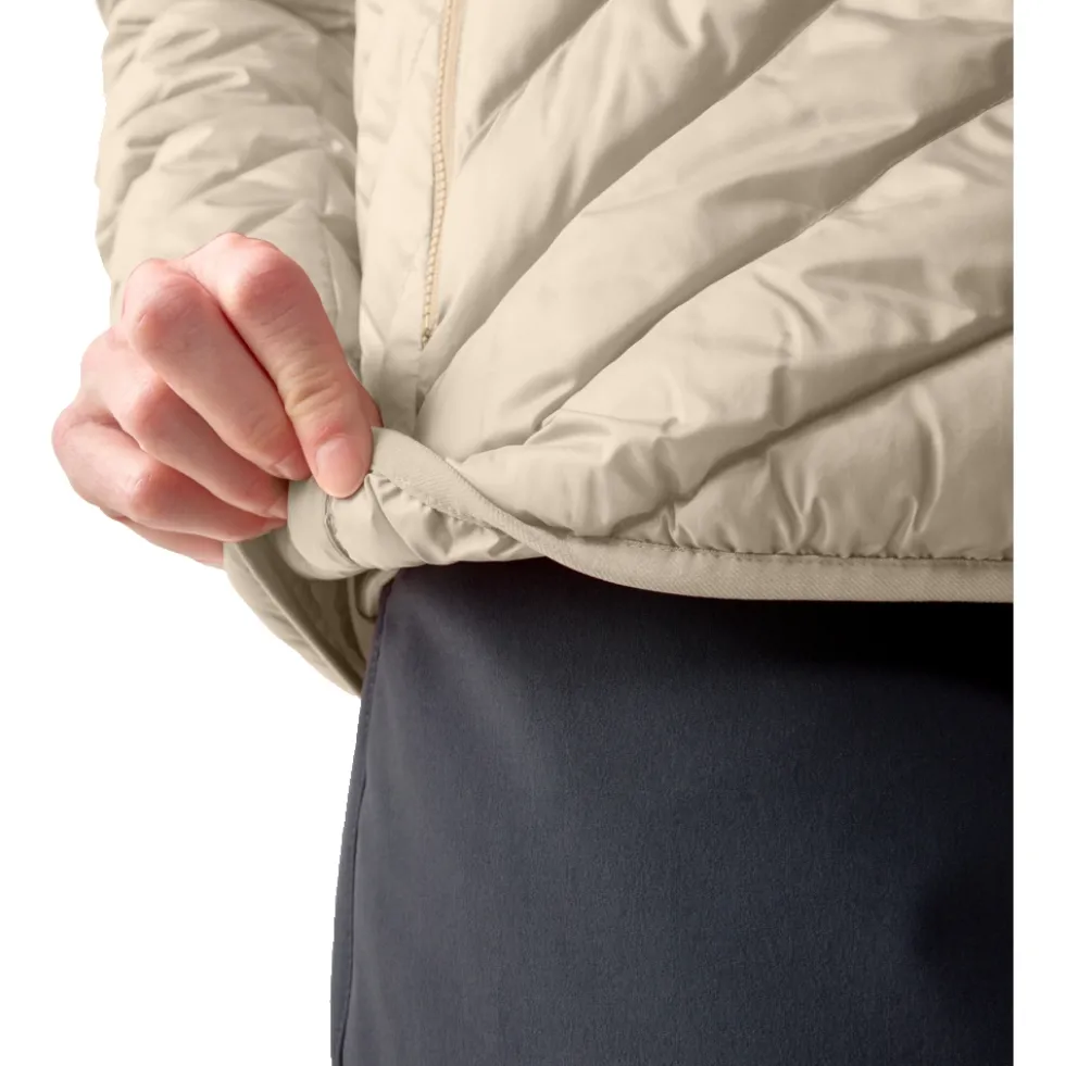 Haglöfs Särna Mimic Jas met Capuchon Dames - chalk beige 5S9