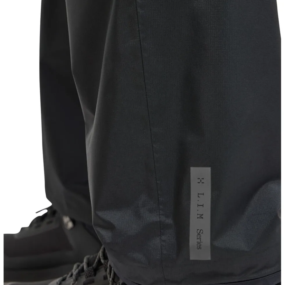 Haglöfs L.I.M Airak 2.5L Regenbroek Heren - true black 2C5
