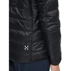 Haglöfs L.I.M Donsjas met capuchon Vrouwen - true black 2C5