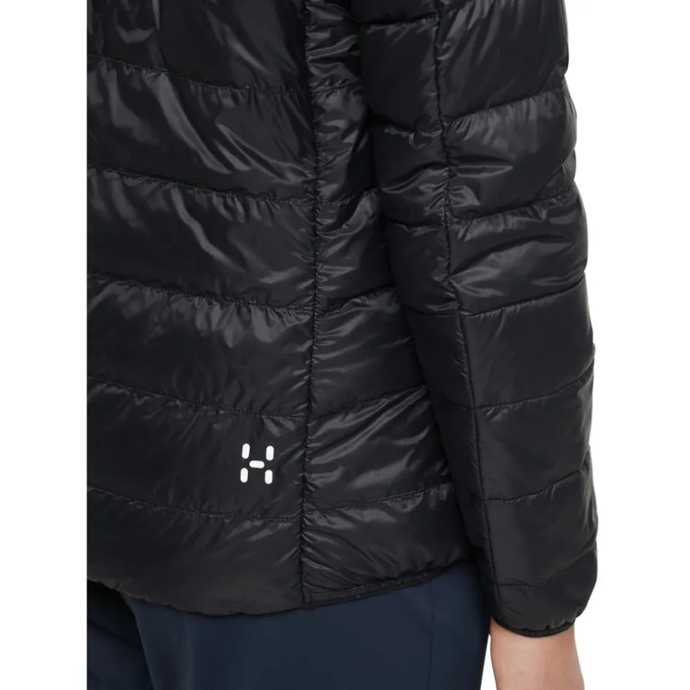 Haglöfs L.I.M Donsjas met capuchon Vrouwen - true black 2C5