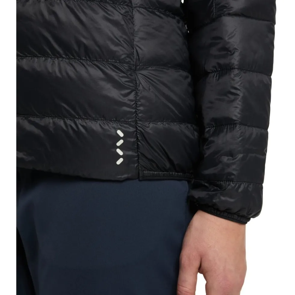 Haglöfs L.I.M Donsjas met capuchon Vrouwen - true black 2C5