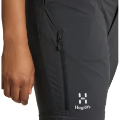 Broeken & Rokken < Haglöfs Lite Standard Zip-Off Broek Dames - magnetite 2AT