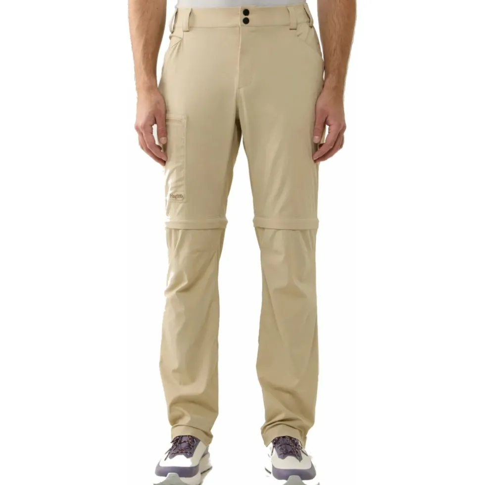 Haglöfs Lite Standard Zip-Off II Broeken Heren - chalk beige 5S9