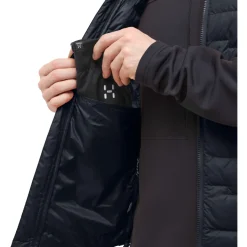 Haglöfs ROC Flash Donsvest Heren - true black 2C5