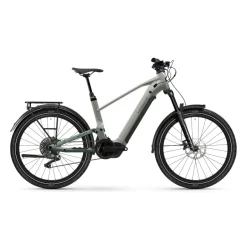 Elektrische Fietsen < Haibike ADVENTR 4 - HIGH - 27.5" Trekking E-Bike - 2026 - gossy grey / baboo