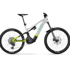 Haibike HYBE CF 11 - Carbon E-MTB - 2026 - sparkling white/splatter black/radiant green