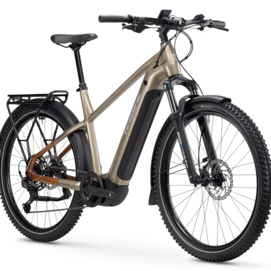Elektrische Fietsen|Suv E-Bikes < Haibike TREKKING 6.5 HIGH i600Wh - 27.5'' Trekking E-Bike - 2025 - toffee/and