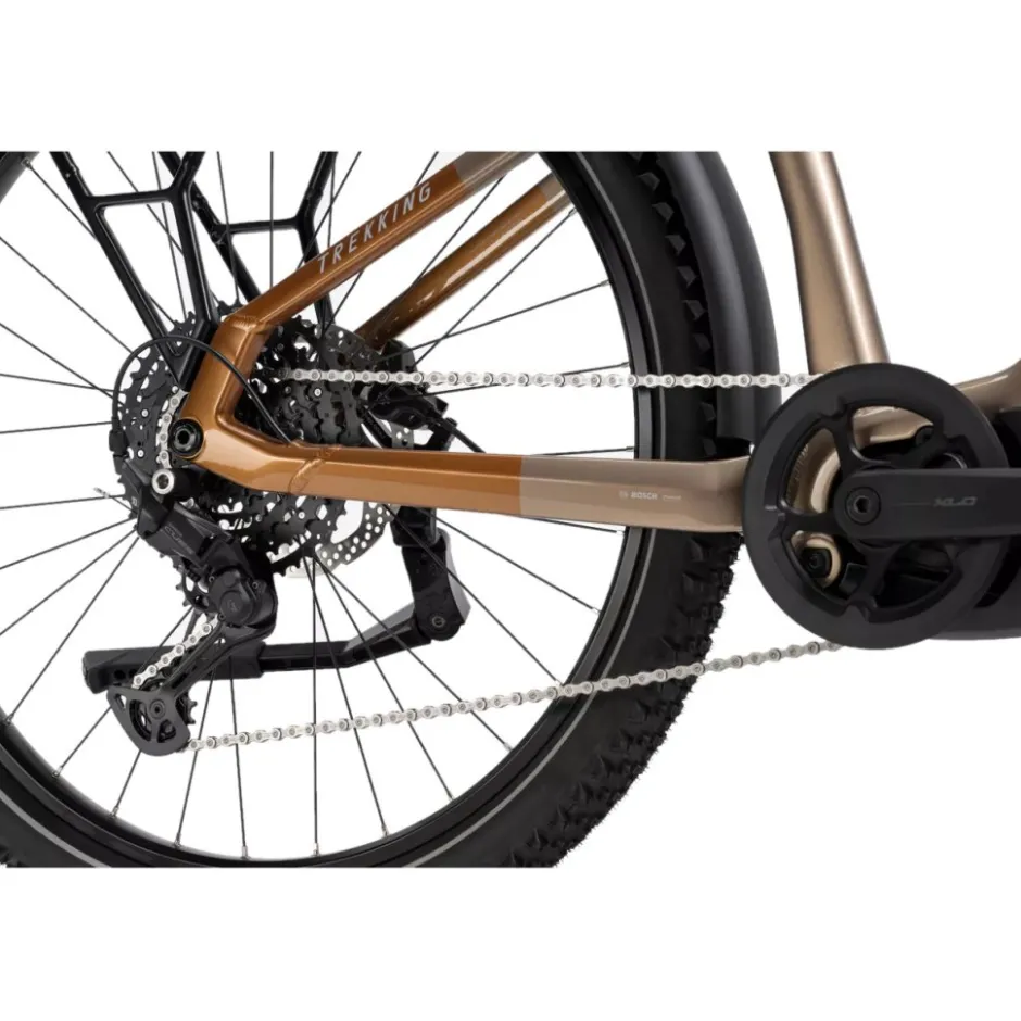 Elektrische Fietsen|Suv E-Bikes < Haibike TREKKING 6.5 HIGH i600Wh - 27.5'' Trekking E-Bike - 2025 - toffee/and