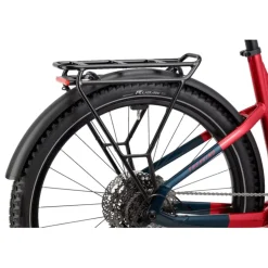 Haibike TREKKING 7 LOW i800Wh - 27.5'' Easy Entry Trekking E-Bike - 2025 - fruity red/blue glossy