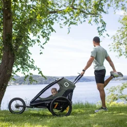 Kinderkarren < Hamax Jogger Kit - Outback/Outback One - Incl. Rem - zwart