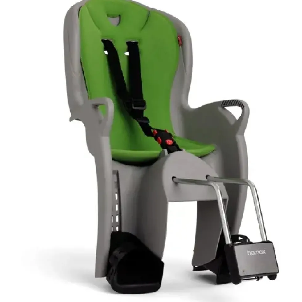 Hamax Kiss Fiets-Kinderzitje - grijs/groen