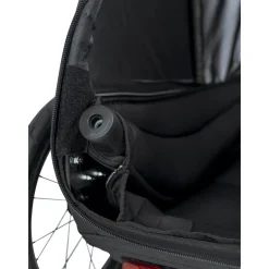 Hamax Pluto Large Fietskar voor Honden - Incl. dissel en buggywiel - marineblauw/zwart