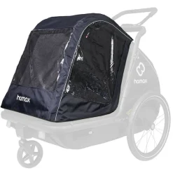 Hondenkarren < Hamax Regenhoes Pluto L - marineblauw/zwart