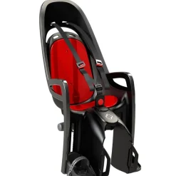 Hamax Zenith Child Bike Seat with Carrier Adapter - grey/red