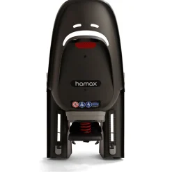 Hamax Zenith Relax Fietsstoeltje voor Kinderen + Adapter voor Drager - zwart/grijs