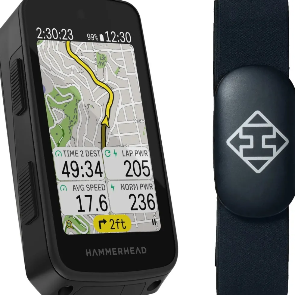 Hammerhead Karoo 3 GPS Fietscomputer + C1 Hartslagsensor 2.0