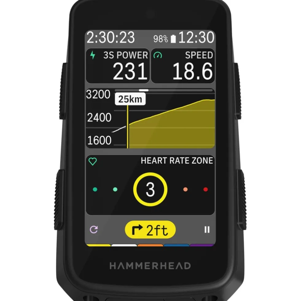 Hammerhead Karoo 3 GPS Fietscomputer + C1 Hartslagsensor 2.0