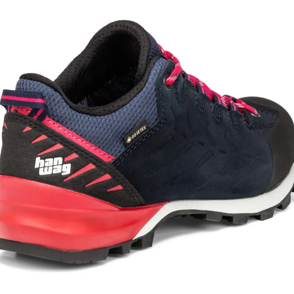 Hanwag Makra Pro Low GTX Approachschoenen Dames - Navy/Roze