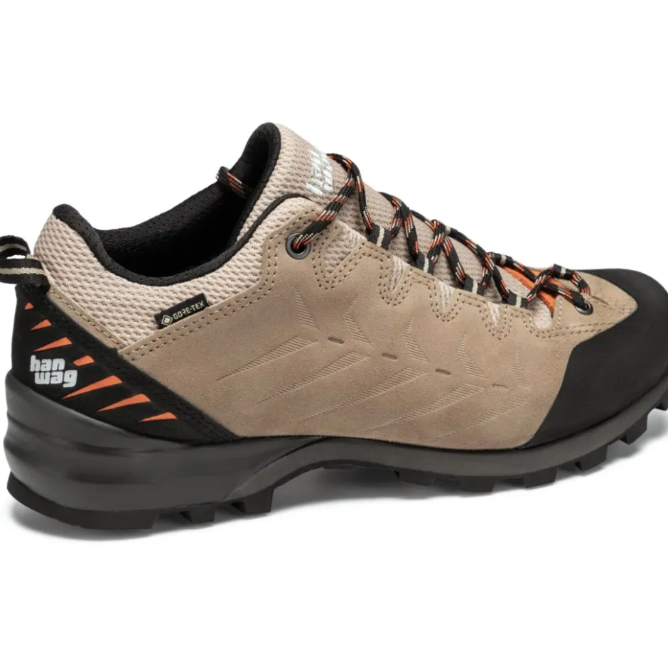 Approachschoenen|Approachschoenen < Hanwag Makra Pro Low GTX Approachschoenen Heren - Lightbrown/Orange