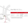 Hebie lite REX IC 2 cs Dubbele Standaard - zwart