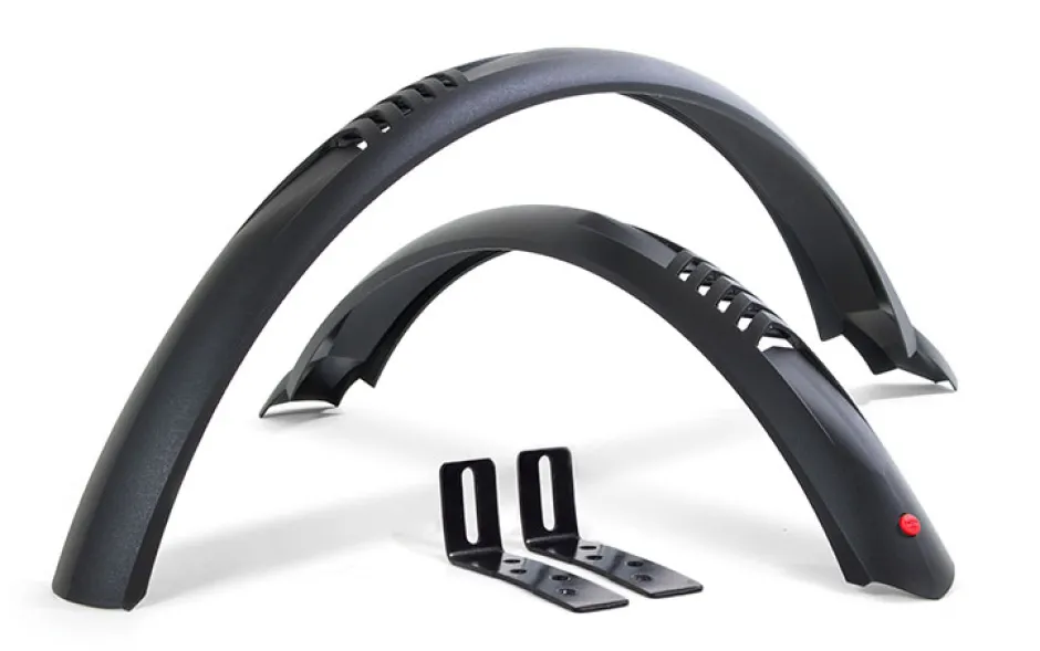 Spatborden < Hebie Taipan 24 758 MTB/Urban Bike Mudguard Set 24 Inches - black