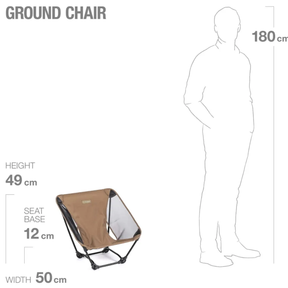 Helinox Ground Chair - Coyote Tan / Black