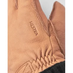 Hestra Deerskin Primaloft Rib Leren Handschoenen - cork