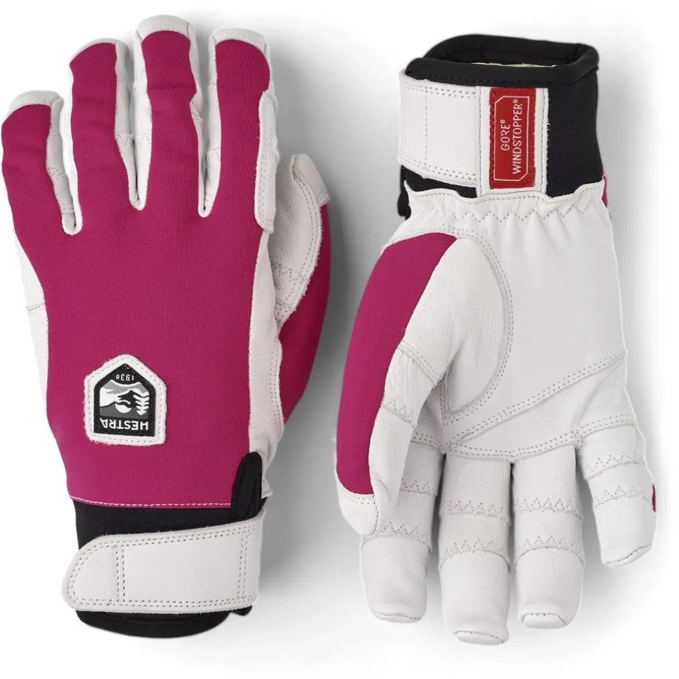Hestra Ergo Grip Active - 5 Vinger Outdoor Handschoenen - fuchsia/offwhite