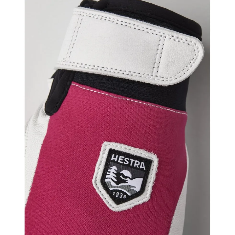Hestra Ergo Grip Active - 5 Vinger Outdoor Handschoenen - fuchsia/offwhite