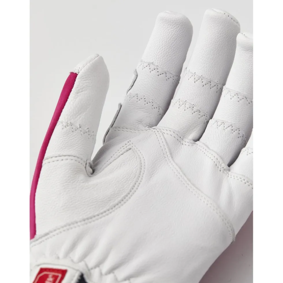 Hestra Ergo Grip Active - 5 Vinger Outdoor Handschoenen - fuchsia/offwhite