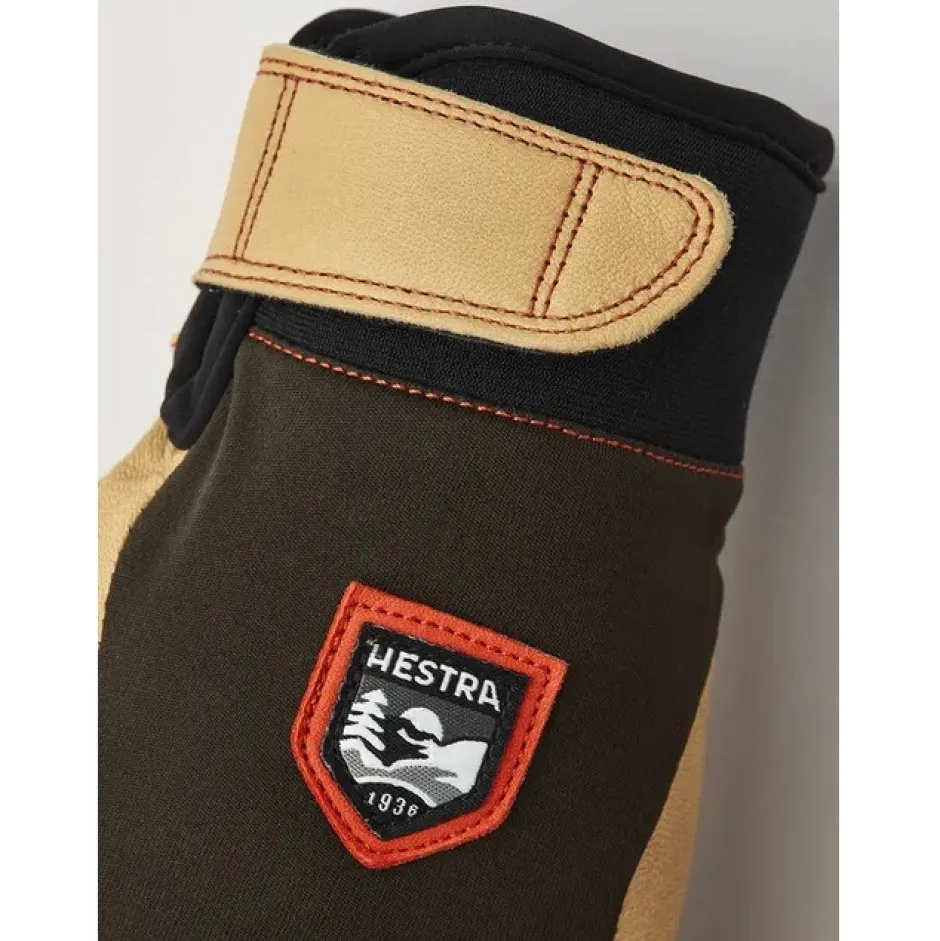 Handschoenen < Hestra Ergo Grip Active - 5 Vinger Outdoor Handschoenen - dark forest / natural brown