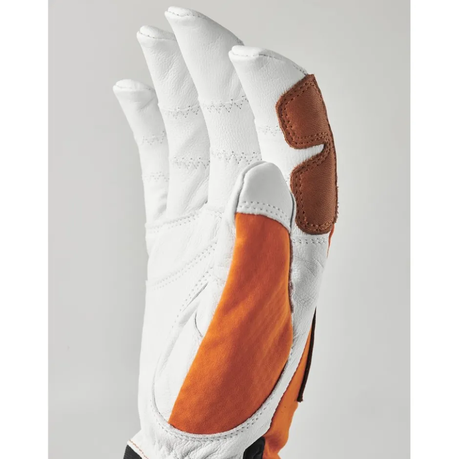 Handschoenen < Hestra Ergo Grip Active Wool Terry - 5 Vinger Outdoor Handschoenen - orange/offwhite