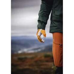 Handschoenen < Hestra Ergo Grip Active Wool Terry - 5 Vinger Outdoor Handschoenen - orange/offwhite