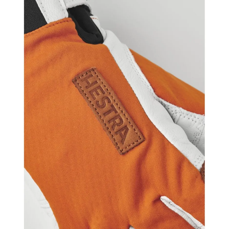 Handschoenen < Hestra Ergo Grip Active Wool Terry - 5 Vinger Outdoor Handschoenen - orange/offwhite