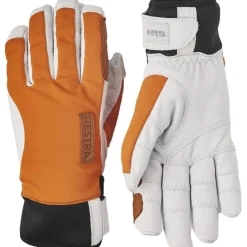 Handschoenen < Hestra Ergo Grip Active Wool Terry - 5 Vinger Outdoor Handschoenen - orange/offwhite