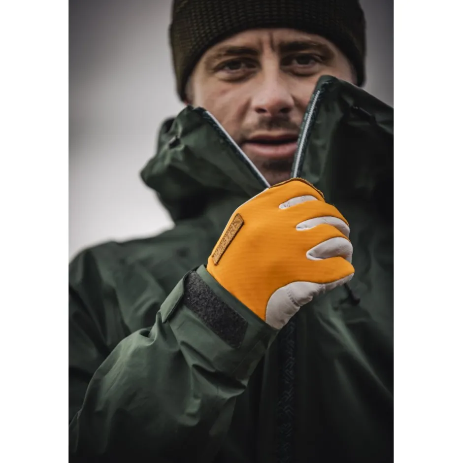 Handschoenen < Hestra Ergo Grip Active Wool Terry - 5 Vinger Outdoor Handschoenen - orange/offwhite