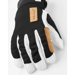 Handschoenen < Hestra Ergo Grip Active Wool Terry - 5 Vinger Handschoenen - black/offwhite