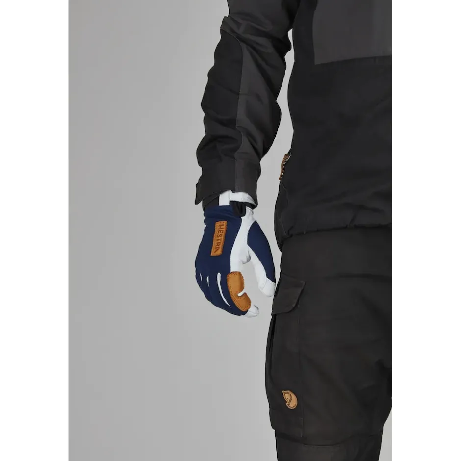 Handschoenen < Hestra Ergo Grip Active Wool Terry - 5 Vinger Handschoenen - black/offwhite