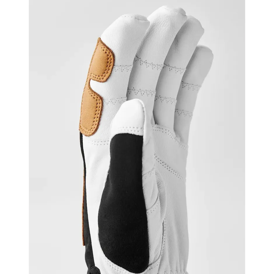 Handschoenen < Hestra Ergo Grip Active Wool Terry - 5 Vinger Handschoenen - black/offwhite