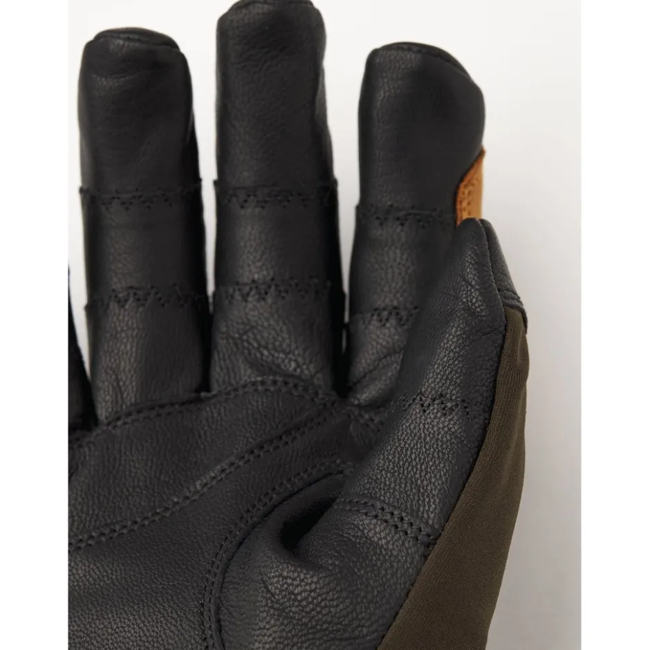 Handschoenen < Hestra Ergo Grip Active Wool Terry - 5 Vinger Handschoenen - dark forest/black