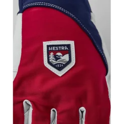 Hestra Ergo Grip Race Cut 5 Vinger Handschoenen - red/navy