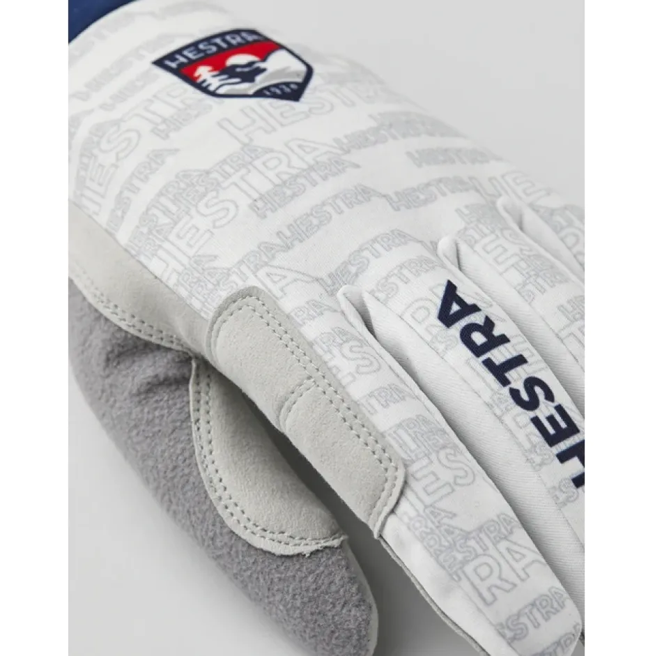 Handschoenen < Hestra Windstopper Active Grip - 5 Vinger Langlauf Handschoenen - offwhite print