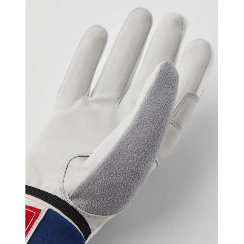 Handschoenen < Hestra Windstopper Active Grip - 5 Vinger Langlauf Handschoenen - offwhite print