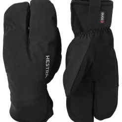 Winterhandschoenen < Hestra CZone Mistral Split Mitt 3 Vinger Fietshandschoenen - zwart