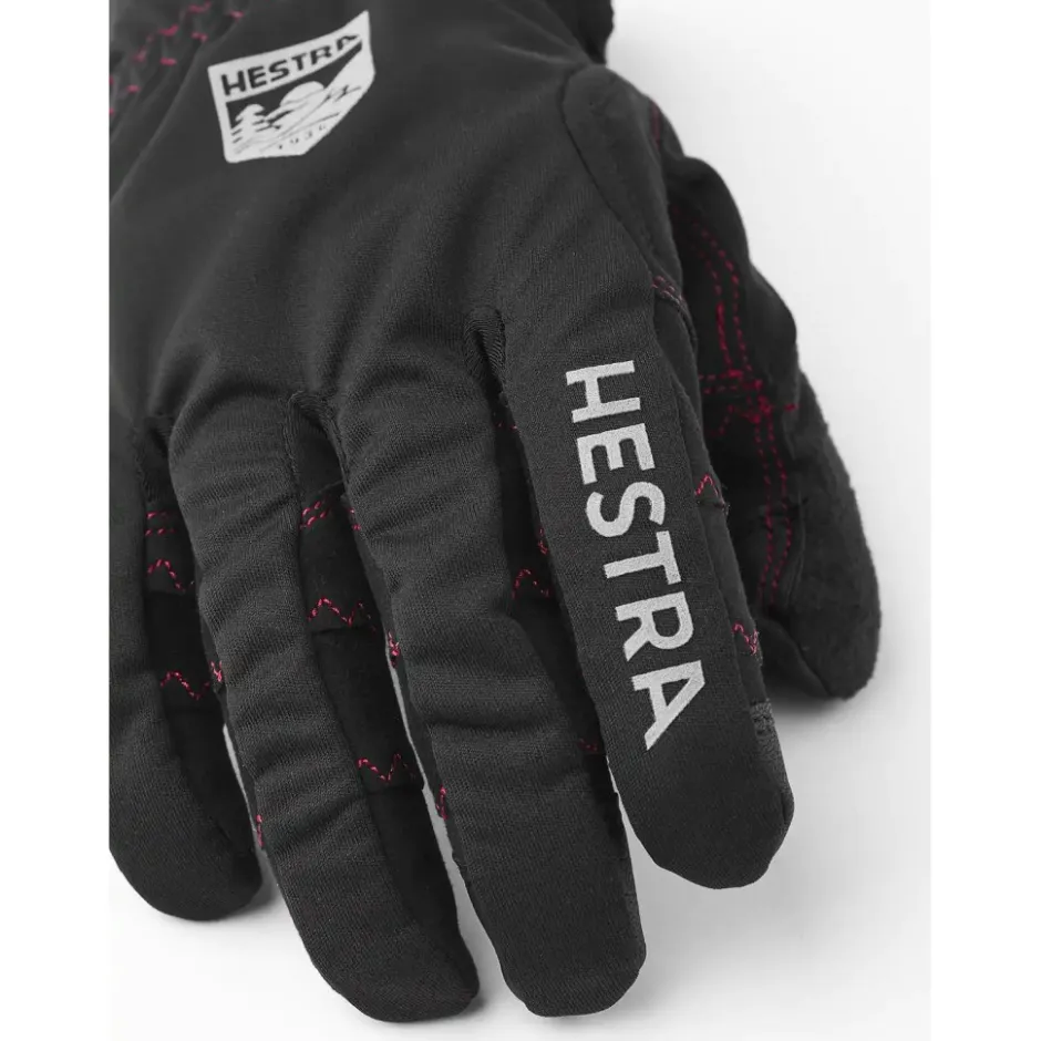 Mtb-Handschoenen < Hestra Ergo Grip Long 5 Vinger Fietshandschoenen - zwart