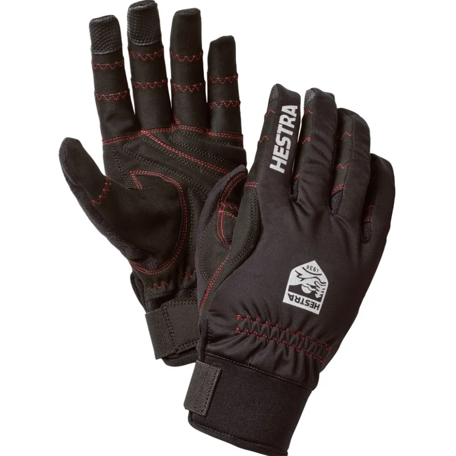 Mtb-Handschoenen < Hestra Ergo Grip Long 5 Vinger Fietshandschoenen - zwart